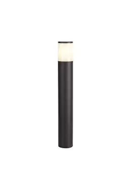 image of 65cm Bollard Post Lamp 1 x E27, IP54, Anthracite, Opal