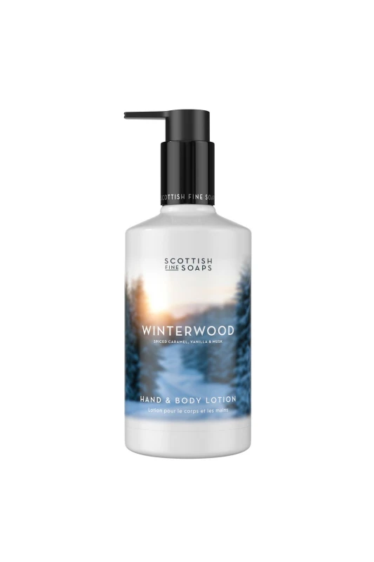 Image of Scottish Fine Soaps Scottish Fine Soaps Winterwood Lotion in Clear Size: 300ml Clear 300ml Unisex 5016365101585