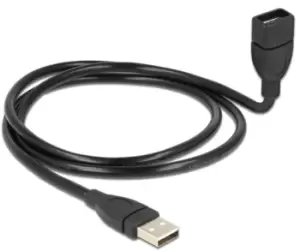 image of DeLOCK 1m USB 2.0 USB cable USB A Black