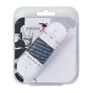 image of Precision Flat Laces (Box of 6) White - 100cm