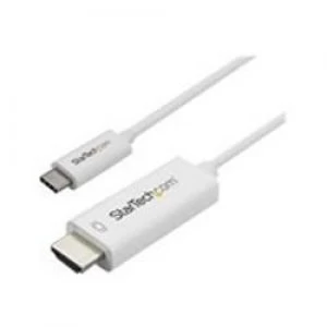 image of StarTech.com 2m USB C to HDMI Cable - White