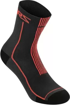 Alpinestars Summer 15 Socks, black-red, Size S, black-red, Size S