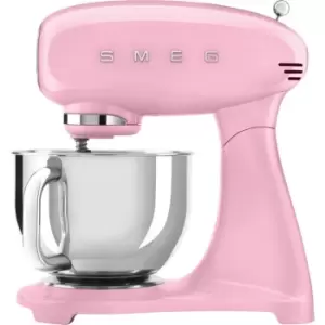 Smeg 50's Retro SMF03PKUK Stand Mixer with 4.8 Litre Bowl - Pink