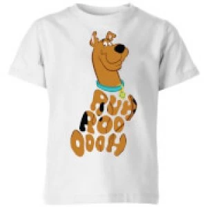 image of Scooby Doo RUHROOOOOH Kids T-Shirt - White - 11-12 Years