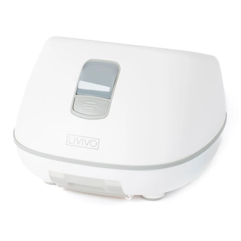Image of LIVIVO Shiatsu Steam Foot Spa - Complete with Timer, Massager Rollers, and Herbal Aromatherapy Refills White unisex