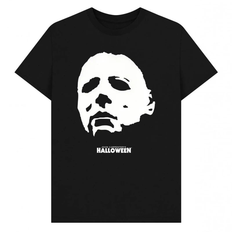 Image of Halloween Mens Michael Myers Graphic T-Shirt in Black Size: Small Black Male S