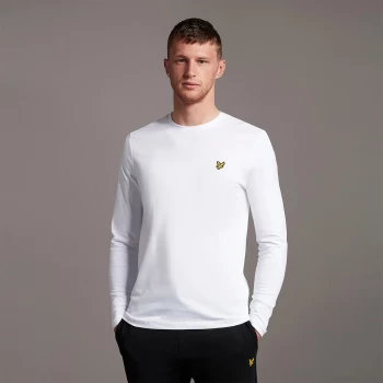 Image of Mens L/S T-Shirt - White - L