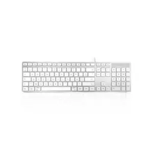 Image of Accuratus KYBAC301-UMAC-FR keyboard USB AZERTY French White