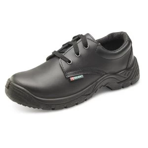 Image of Click Footwear Tie Shoes Smooth Leather Size 9 Black Ref CDDSTS09 Up