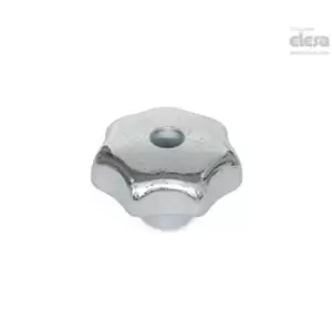 Image of ELESA Lobe knob-DIN 6336-GG-80-M12-D-ZB
