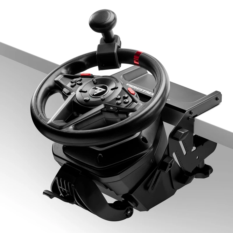 Image of Thrustmaster T128-P Black USB Steering wheel + Pedals Analogue PC. Pla