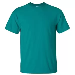 image of Gildan Mens Ultra Cotton Short Sleeve T-Shirt (L) (Jade)