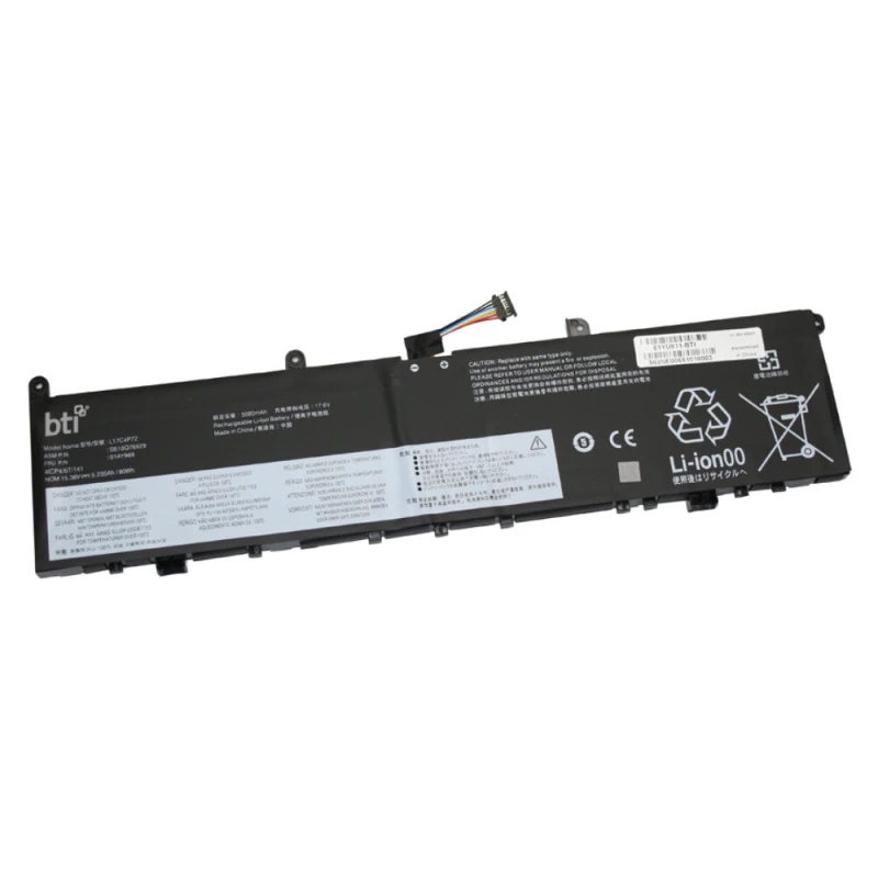 Image of Origin Storage BTI 01YU911- industrial rechargeable battery Lithium-Ion (Li-Ion) 5010 mAh 15.36 V 01YU911-BTI
