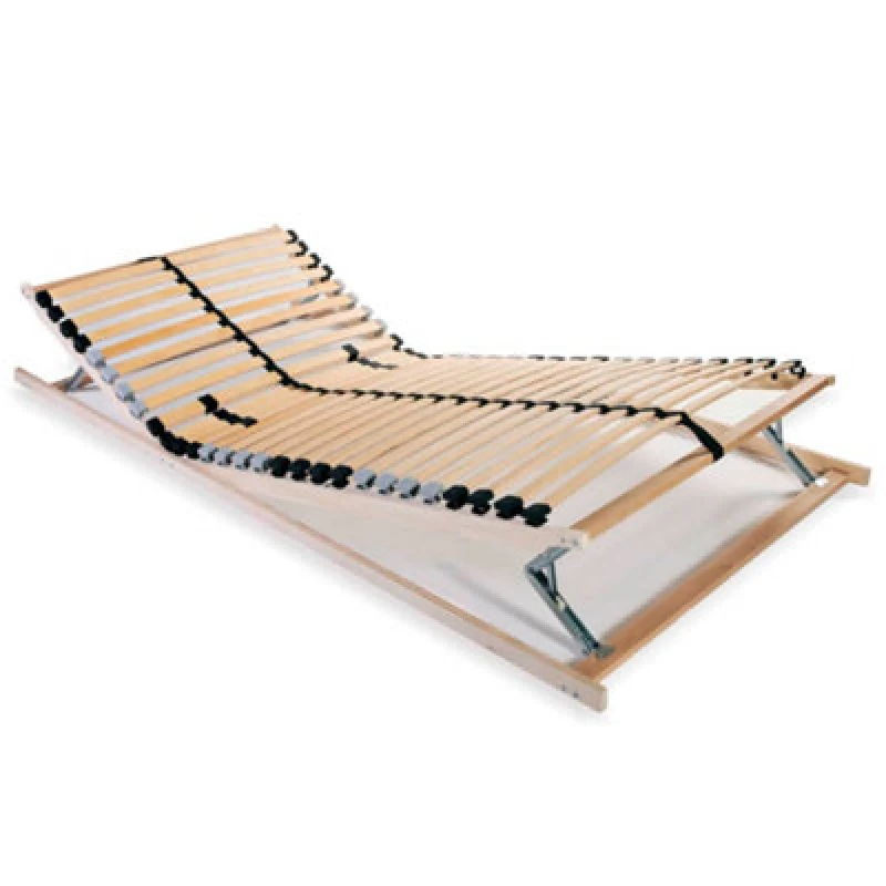 Image of VIDAXL Slatted Bed Base without Mattress with 28 Slats 7 Zones 90x200cm Vidaxl 246457