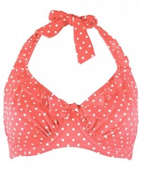 Image of Pour Moi Hot Spots Halter Underwired Top