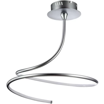 Image of Maytoni Lighting - Maytoni Modern - Nastro Modern Nastro Integrated LED Nickel Ceiling Lamp