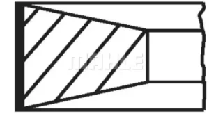 Image of Piston Ring kit 04006N0 by MAHLE Original