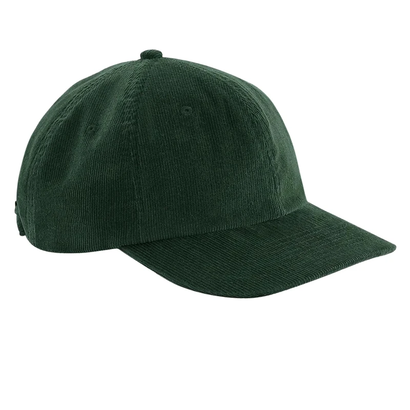 Image of Beechfield Beechfield Men Heritage Cord Cap in Dark Olive Dark Olive One Size Male 5063377437485