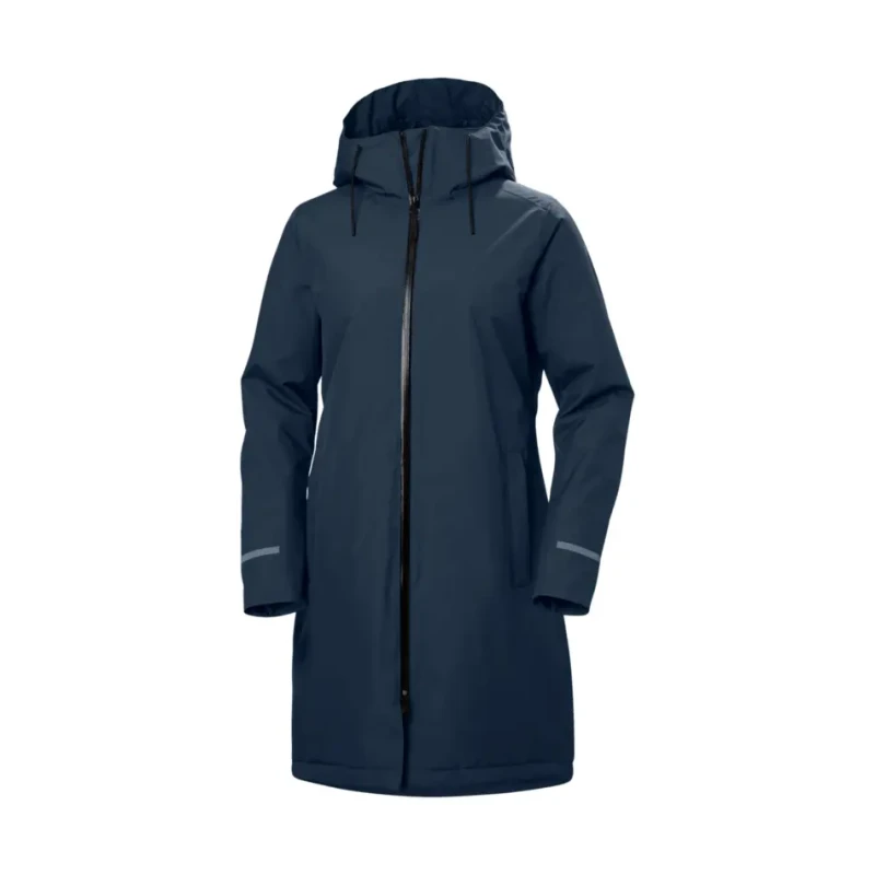Image of Helly Hansen Womens hooded coat Helly Hansen Aspire Bleu Female L