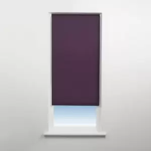 Image of Universal Plain Grape Blackout Roller Blind Grape (Purple)