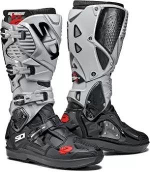 Image of Sidi Crossfire 3 SRS Motocross Boots Black Grey