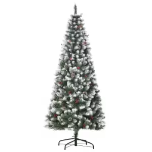Image of Bon Noel 6ft Artificial Christmas Tree Xmas Outdoor Decoration with Pinecone