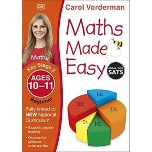 Image of Maths Made Easy Ages 10-11 Key Stage 2 Beginner by Carol Vorderman (Paperback, 2014)