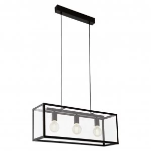 image of Eglo Charterhouse 3L Bar Pendant Light