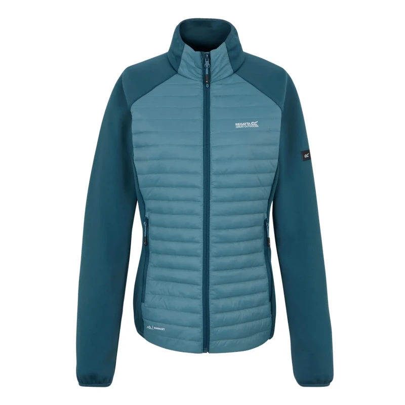 Image of Womens hybrid hiking jacket Regatta Clumber Bleu Female 44