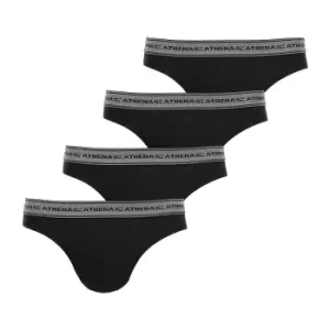 Image of Pack of 4 Athena Basic Cotton Briefs