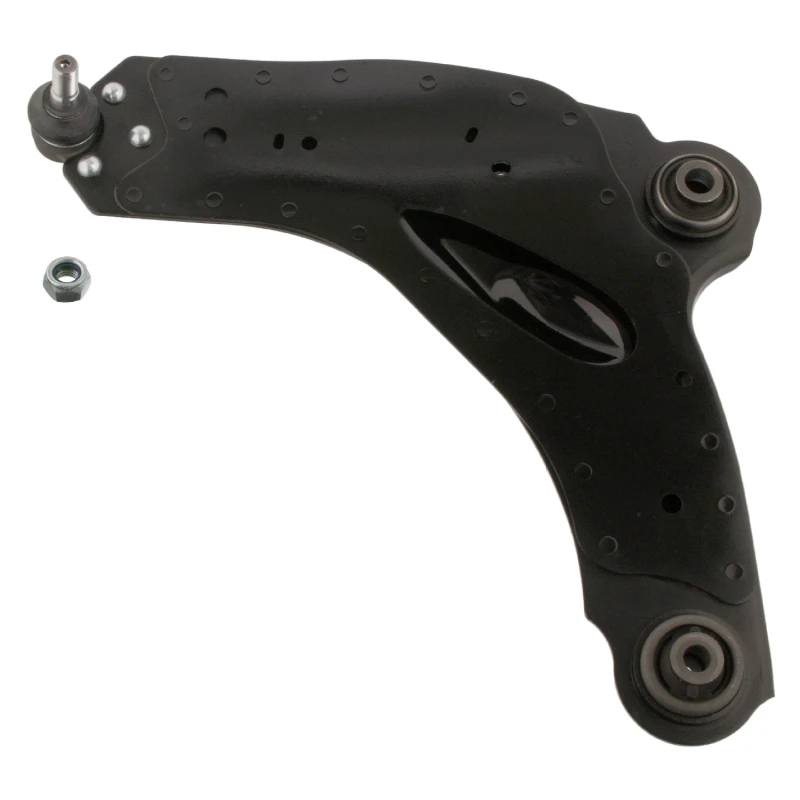 Image of FEBI BILSTEIN 39603 Suspension arm Control Arm, Sheet Steel, Lower, with ball joint, with rubber mounts Sheet Steel Track Control Arm (273)