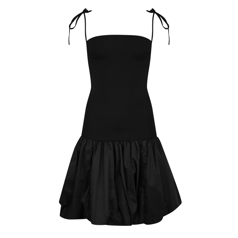 Image of AmyLynn Womens Alexa Mini Peplum Dress Black female 6 (XS)