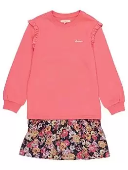 Image of Barbour Girls Lyla Dress - Pink, Size 14-15 Years, Women