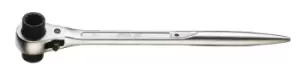 Image of Beta Tools 93C Ratchet Double End Offset Ring Spanner Scaffold 17x19mm 000930117