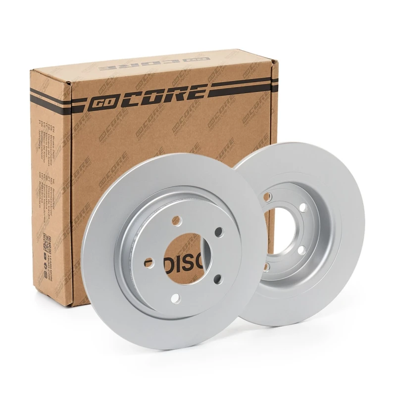 Image of goCORE GCH20120 Brake disc Rear Axle, Solid, Cast Iron, Coated, without bolts/screws Cast Iron Brake Disc (82)