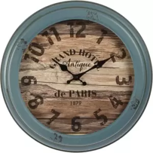 Image of Home and Styling Antique Wall Clock24 - Blue
