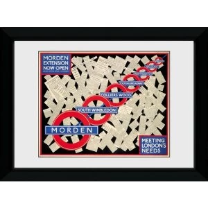 image of Transport For London Mordent Extension Framed Collector Print