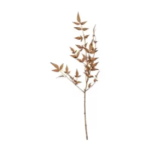 Image of Gallery Interiors Set of 6 Dry Look Leaf Sprays Brown