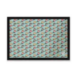 Image of Harry Potter Characters Pattern Entrance Mat