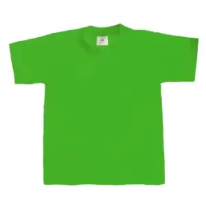 Image of B&C Kids/Childrens Exact 190 Short Sleeved T-Shirt (Pack of 2) (9-11) (Kelly Green)