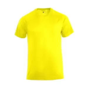 image of Clique Mens Premium Active T-Shirt (L) (Visibility Yellow)