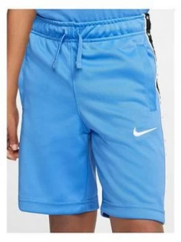 image of Nike Boys Swoosh Shorts - Blue, Size XS, 6-8 Years