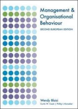 Image of Management and Organisational Behaviour by Wendy Bloisi Book