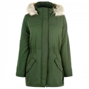 Image of JDY Star Parker Coat - Rifle Green