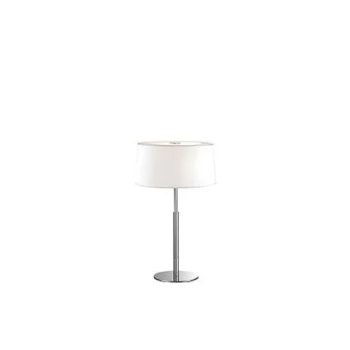 Image of Hilton 2 Light Large Table Lamp White, E14