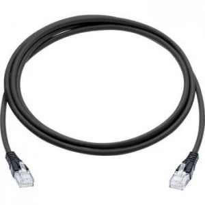 Image of Patch Cord RJ45 U/UTP CAT.6 Black - 2m Full Copper