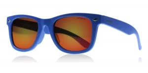 Image of Polaroid Junior PLD8006/S Sunglasses Solid Blue TV0 45mm