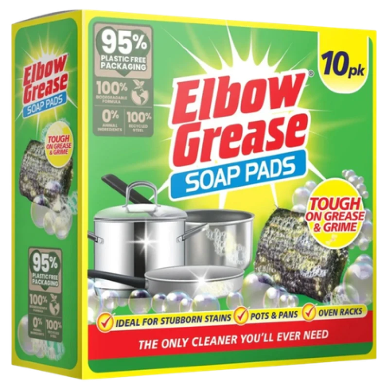 Image of Elbow Grease Heavy Duty Cleaning Soap Pads - 10 pcs EG-498023