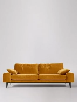 image of Swoon Tulum Fabric 3 Seater Sofa