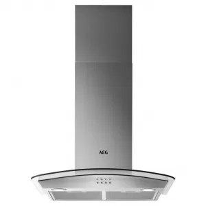 Image of AEG DTB3953M 90cm Angled Chimney Cooker Hood